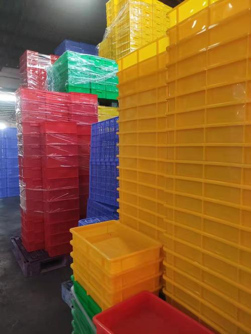 批发直销塑料方盘胶盆物流周转箱品质分拣箱物料箱二手回收置换